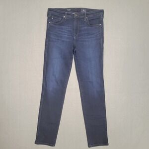 AG Adriano Goldschmied The Prima Cigarette Leg Jeans Dark Wash Denim Women's 30R
